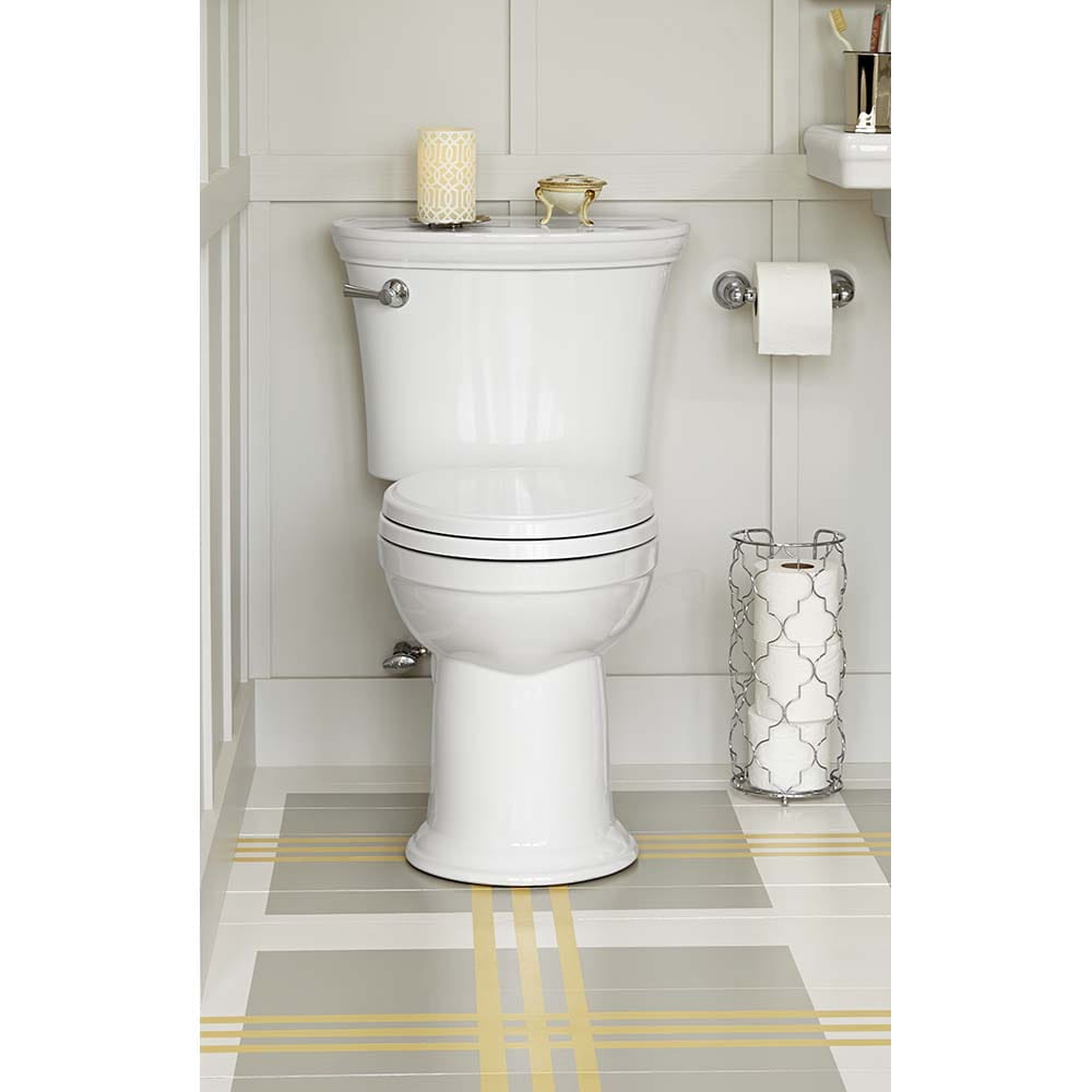 Toilette Heritage VorMax, 2 pièces, 1,28 gpc/4,8 lpc, à cuvette allongée à hauteur de chaise, sans siège